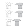 Patron Burda 6055 Robe, en français