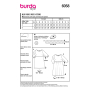 Patron Burda 6058 Robe, en français