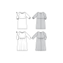 Patron Burda 6058 Robe, en français