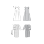 Naaipatroon jurk, Burda 6083