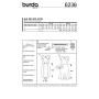 Sewing pattern dress, Burda 6236, En/Ger/Fr