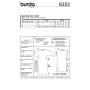 Patron Burda 6322 Robe, en français
