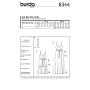Naaipatroon jurk, Burda 6344, Dui/En/Fr