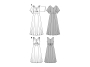 Jurk, Burda 6583, Dui/En/Fr