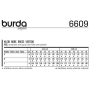 Patron Burda 6609 Robe, en français