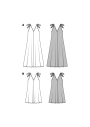 Patron Burda 6663 Robe, en français