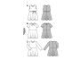 Schnittmuster Kleid, Burda 9379