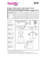 Naaipatroon jurk, Burda Kids 9230, Nl/Dui/En/Fr