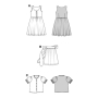Naaipatroon jurk, Burda Kids 9230, Nl/Dui/En/Fr