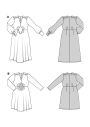 Sewing pattern Dress Women, Burda 5748, En/Ger/Fr
