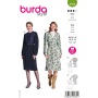 Sewing pattern Dress Ladies, Burda 5784, GB/DE/NL/FR