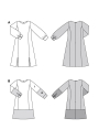 Naaipatroon Jurk Dames, Burda 5797, Nl/Dui/En/Fr