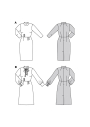 Naaipatroon Jurk Dames Burda 5798, Nl/Dui/En/Fr