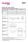 Schnittmuster Kleid Kids, Burda 9201