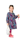 Patron Burda 9217 robe enfant, version papier, en français