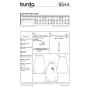 Naaipatron DRESS, Burda 9544, Dui/En/Fr