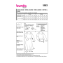 Naaipatroon jurk en blouse, Burda 5863, Nl/Dui/En/Fr