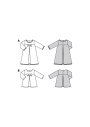 Naaipatroon jurk en blouse , Burda 9252