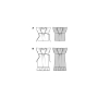 Naaipatroon jurk en blouse , Burda Kids 9244, NL/Dui/En/Fr