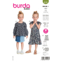 Sewing pattern dress and blouse, Burda Kids 9249, En/Ger/Fr