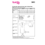 Naaipatroon jurk en shirt, Burda 5893, Nl/Dui/En/Fr