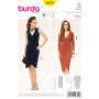 Patron Burda 6829 Robe croisée, en français