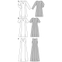 Sewing pattern Dress, Burda 6894, En/Ger/Fr