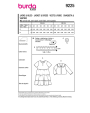 Patron Burda 9225 robe / veste enfant, version papier, en français