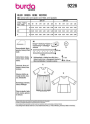 Patron Burda 9226 robe / blouse enfant, version papier, en français