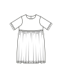 Patron Burda 9226 robe / blouse enfant, version papier, en français