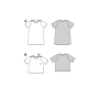 Patron Burda 9229 robe / t-shirt enfant, version papier, en français