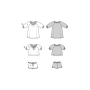 Patron Burda Kids 9242 combinaison enfant, taille 98-128, en français