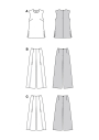 Naaipatroon Combinatie Dames Burda 5793, Nl/Dui/En/Fr