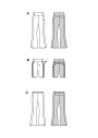 Patron Burda 5762 legging femme, version papier, en français