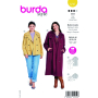 Sewing pattern Coat & Jacket, Burda 5747, En/Ger/Fr