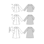 Patron Burda 5872 manteau & veste femme, en français