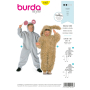 Patron Burda 4107 Combinaison Souris et chien, en français