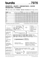 Patron Burda 7976 Mousquetaire & Ecuyer, en français