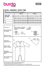 Naaipatroon jumpsuit, Burda Kids 9258, Dui/En/Fr