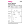 Patron Burda 5914 combinaison & chemisier femme, en français