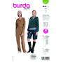 Naaipatroon overall en shirt, Burda 5871, Nl/Dui/En/Fr