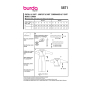 Naaipatroon overall en shirt, Burda 5871, Nl/Dui/En/Fr
