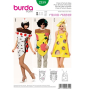 Patron Burda 2359 Déguisement Pizza, tarte et fromage, en français