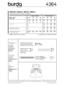 Naaipatroon Princess, Burda 4364, Dui/En/Fr