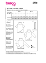 Naaipatroon Shirt Dames, Burda 5790, NL/EN/DE/FR