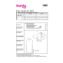 Patron Burda 5880 pullover femme, en français