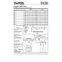 Naaipatroon Burda Pyjama, Burda 9326, Dui/En/Fr