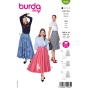Naaipatroon Rok, Burda 5690, Nl/Dui/En/Fr