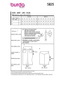 Patron Burda 5825 jupe femme, version papier, en français