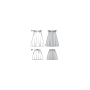 Schnittmuster Rock, Burda 6319